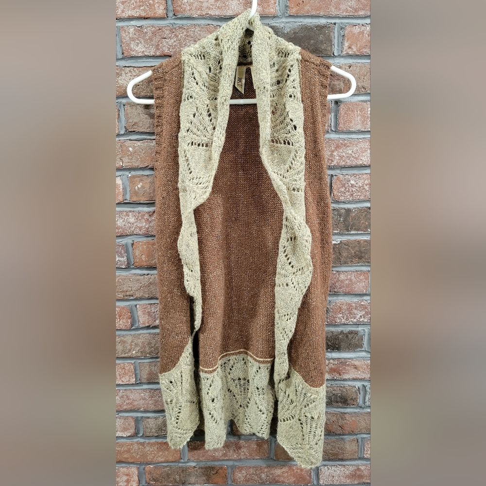 Buckle BKE Brown Knit Vest- M